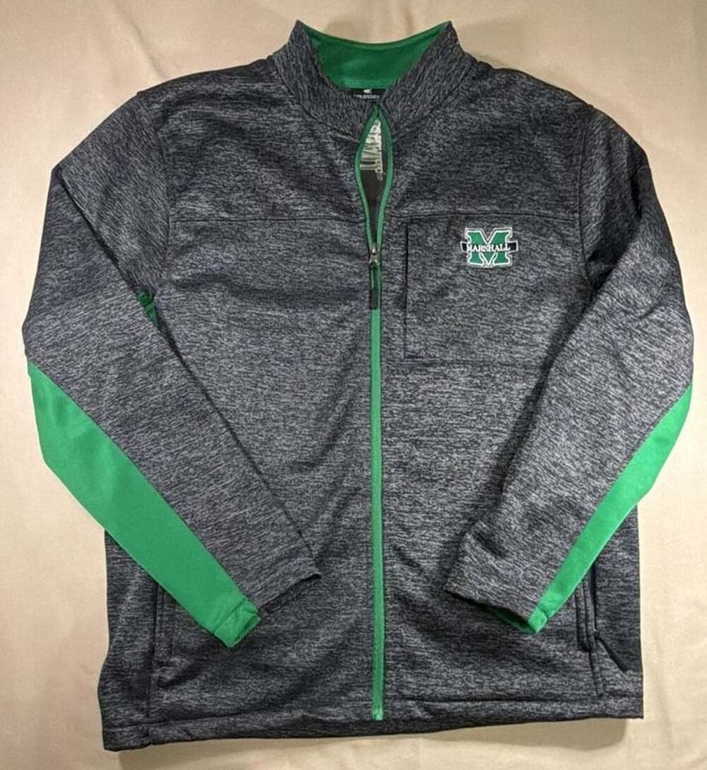 Colosseum Marshall Thundering Herd Full Zip Jacket Size L